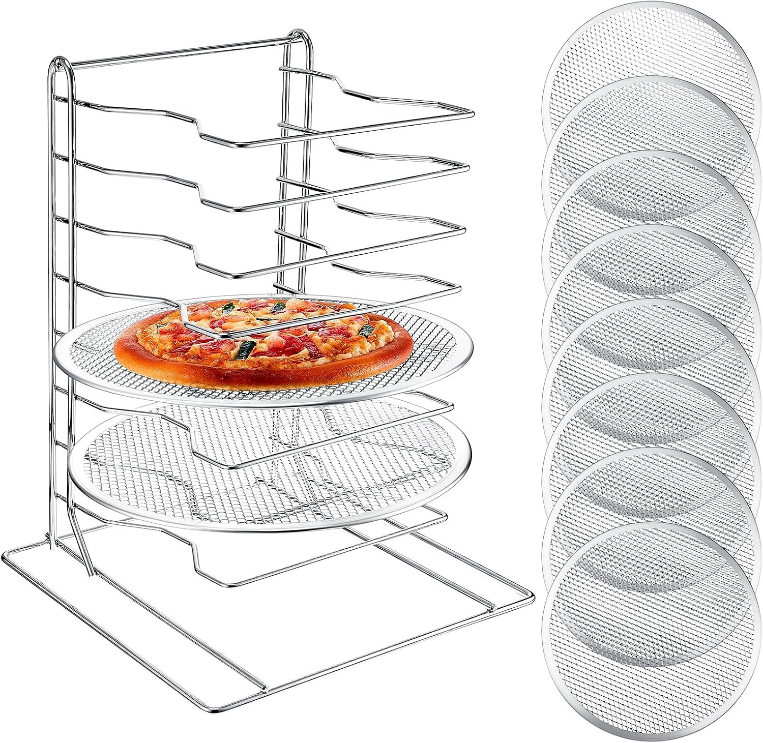 Kitchen Baking Rack - Supporto per pizza a 8 livelli