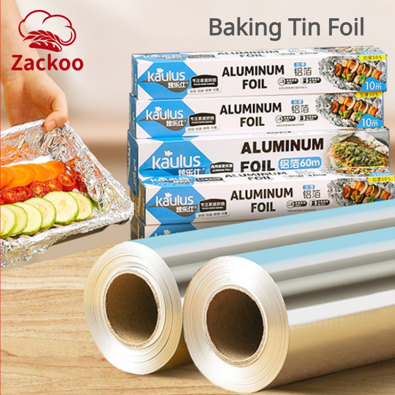 Kitchen Baking Paper - Zackoo 10/20/40M Foglio di Alluminio per