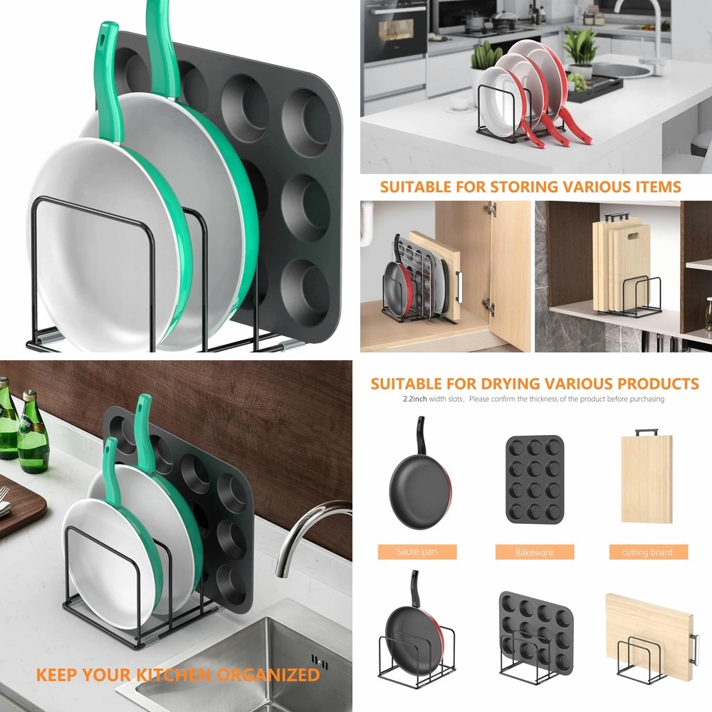 Kitchen Cabinet Baking Organizer - Organizzatore per pentole da cucina, porta