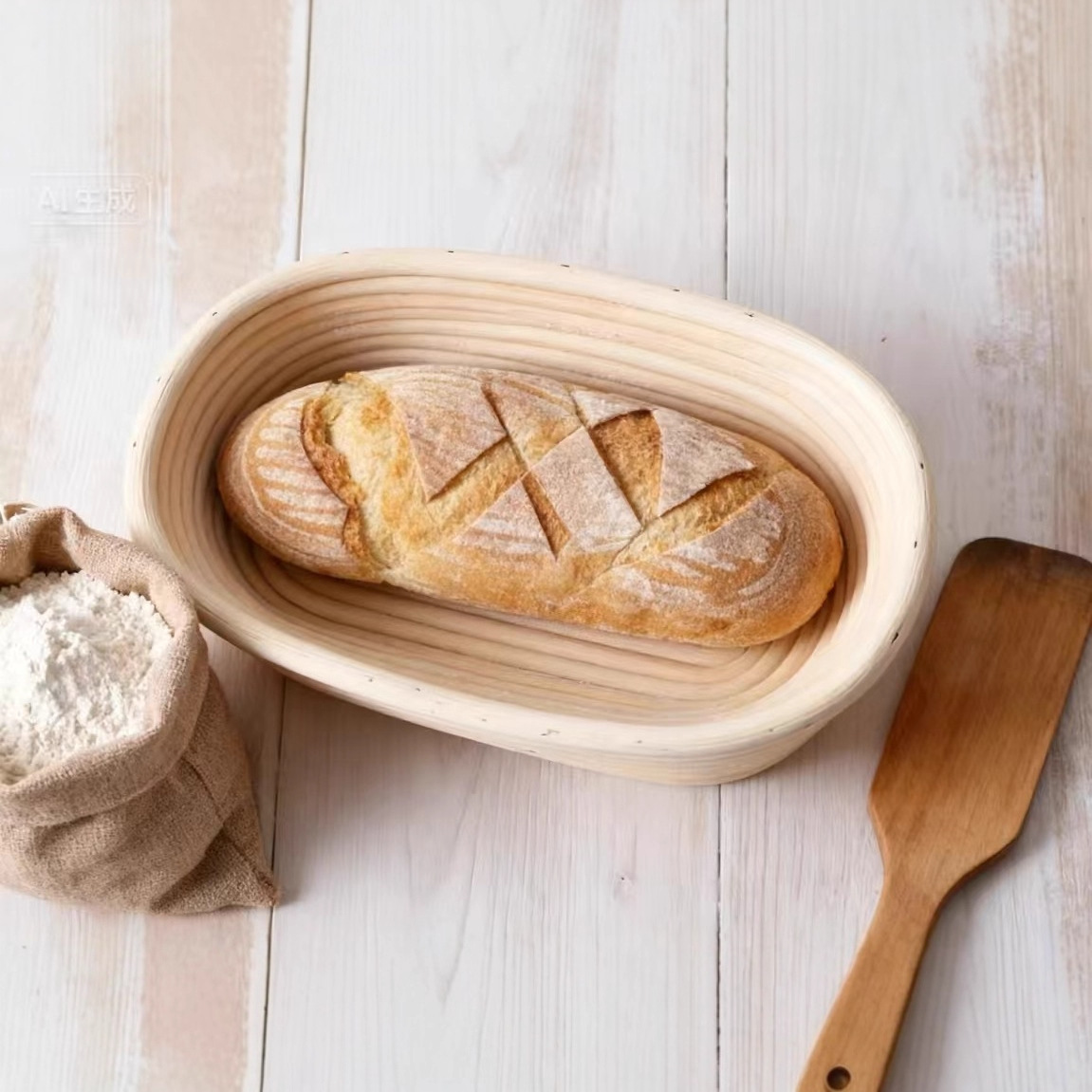 Proofing Basket Banneton - Cestino Ovale per Lievitazione Pane in