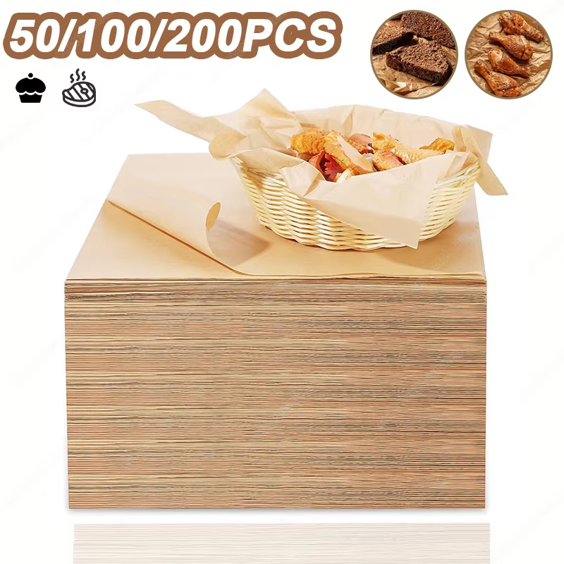 Kitchen Baking Paper - 50/100/200PCS Carta da forno Pergamena Teglia