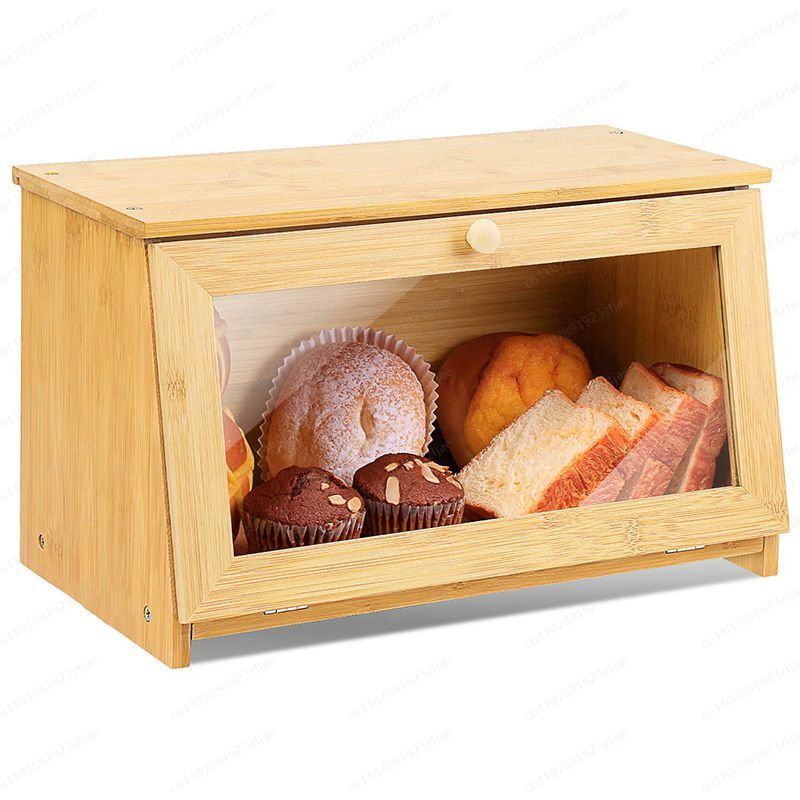 Kitchen Cabinet Baking Organizer - Vetrina per Conservazione Pane con Porta