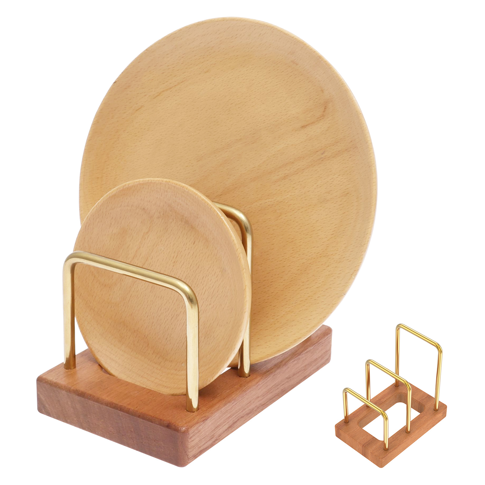 Kitchen Cabinet Baking Organizer - Portacoperchi per pentole, organizer per taglieri,