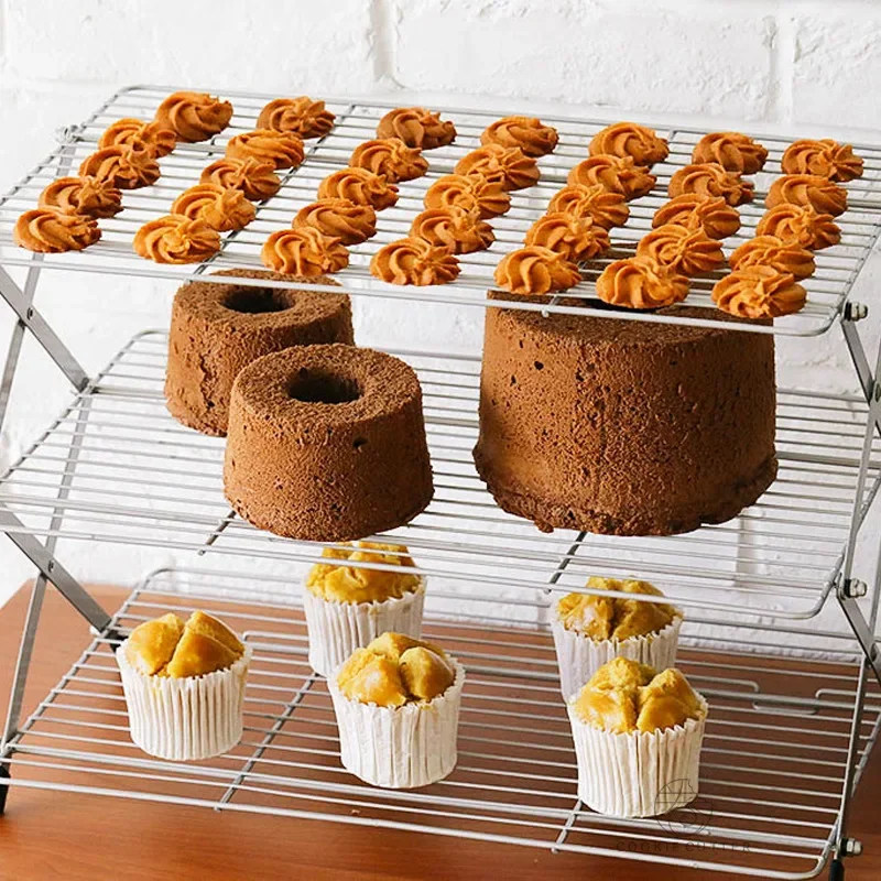 Kitchen Baking Rack - Griglia di raffreddamento per torte pieghevole