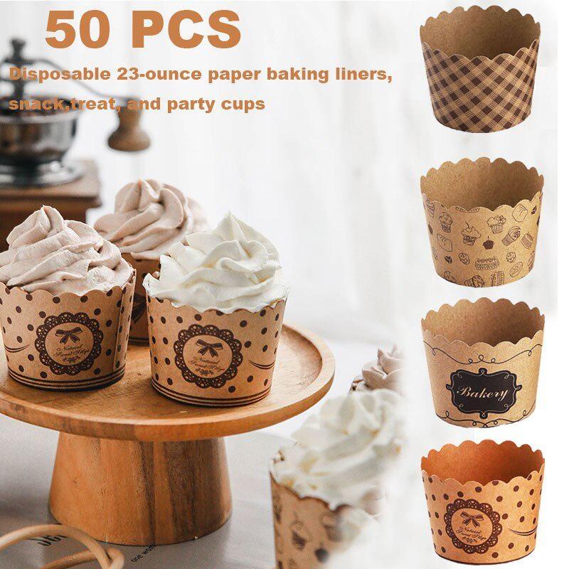 Kitchen Baking Paper - 50 Pz/pacco Cupcake Bicchieri di Carta