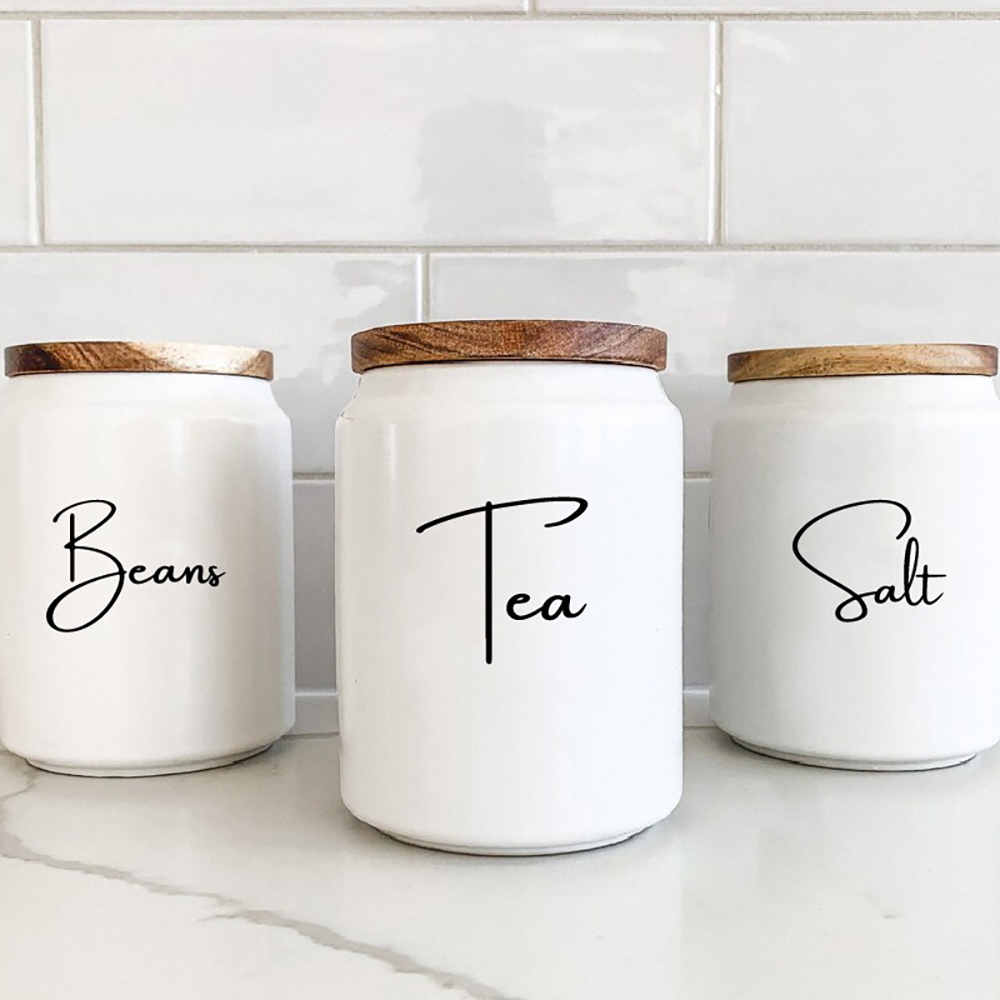 Kitchen Baking Organization - Organizzazione della cucina Etichette per barattoli