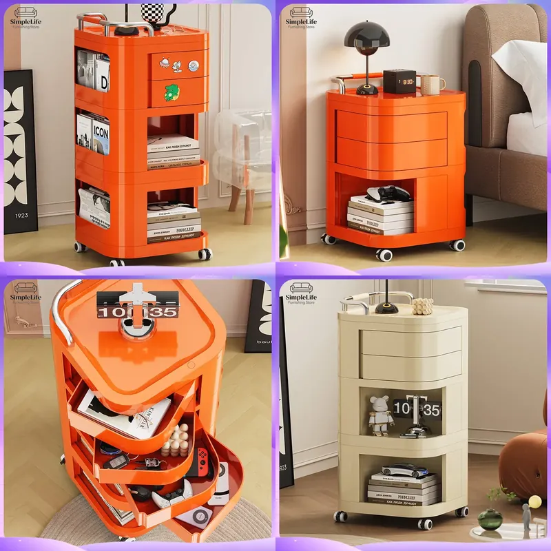 Kitchen Baking Cart - Carrello da Cucina con Ruote, Trolley