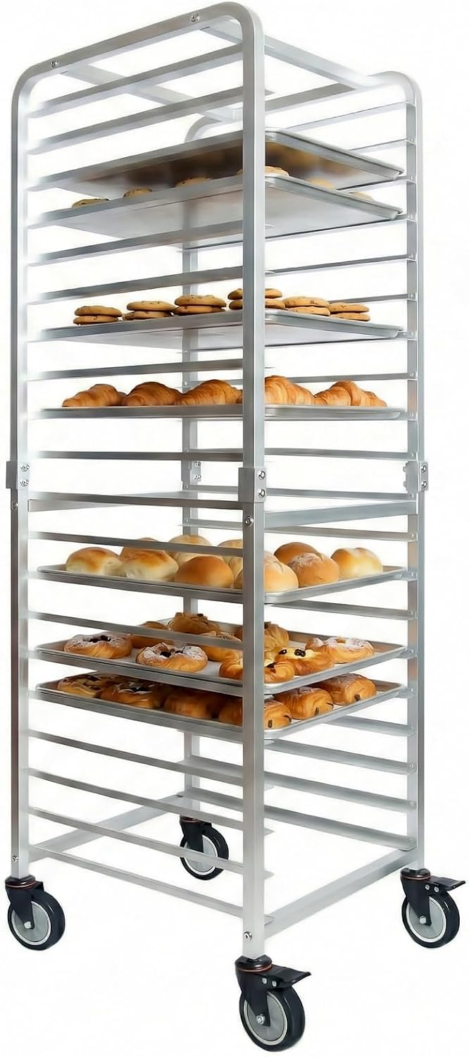 Kitchen Baking Rack - Carrello Refrigerante Mobile per Pasticceria a