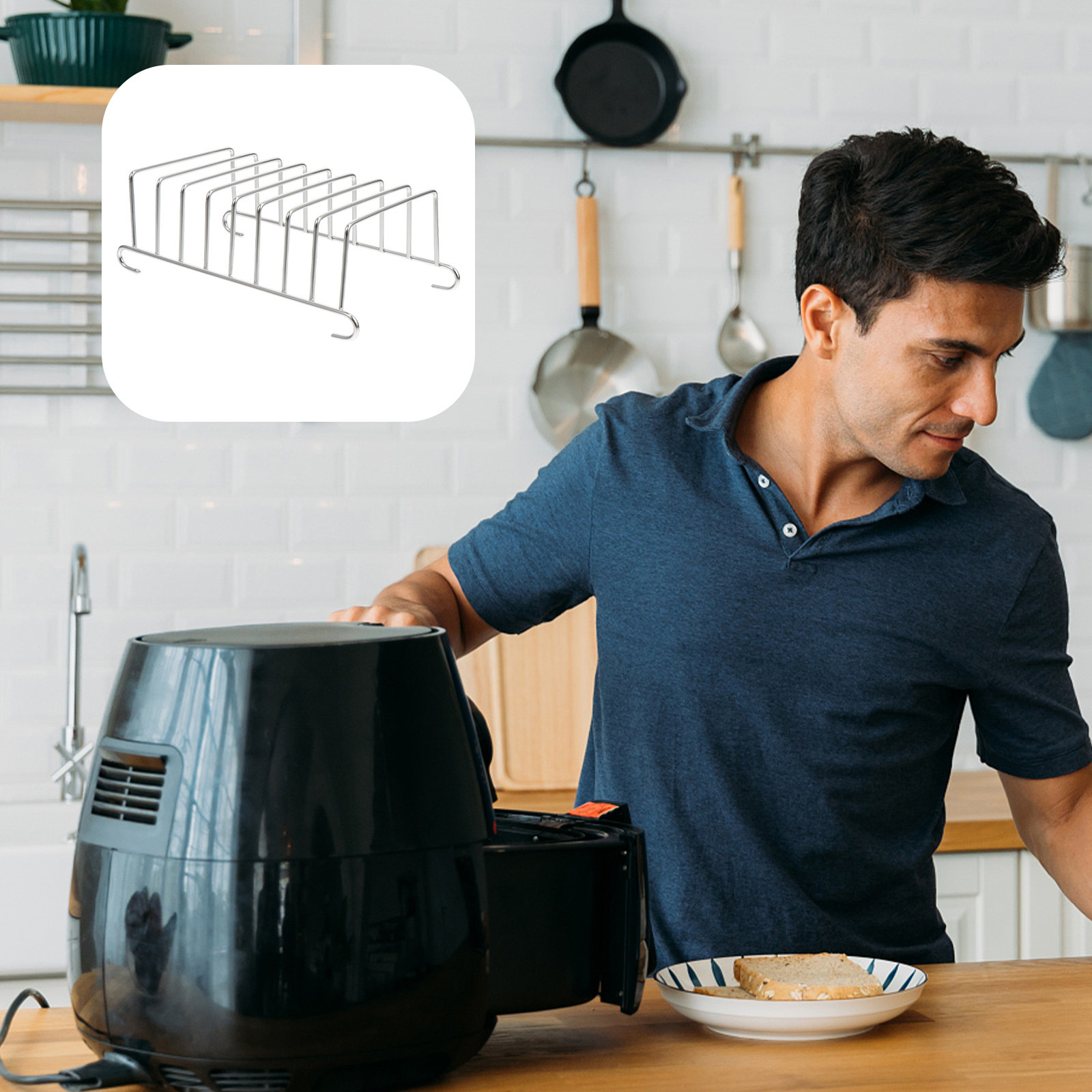 2 Pezzi Griglie per Friggitric - Kitchen Baking Rack recensione e prezzo