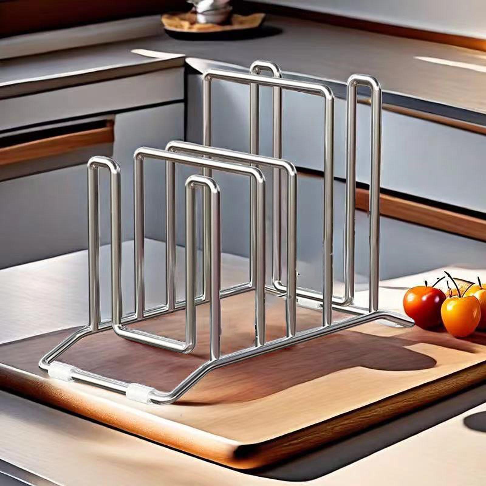 Portacoperchi per pentole e pa - Kitchen Cabinet Baking Organizer recensione e prezzo