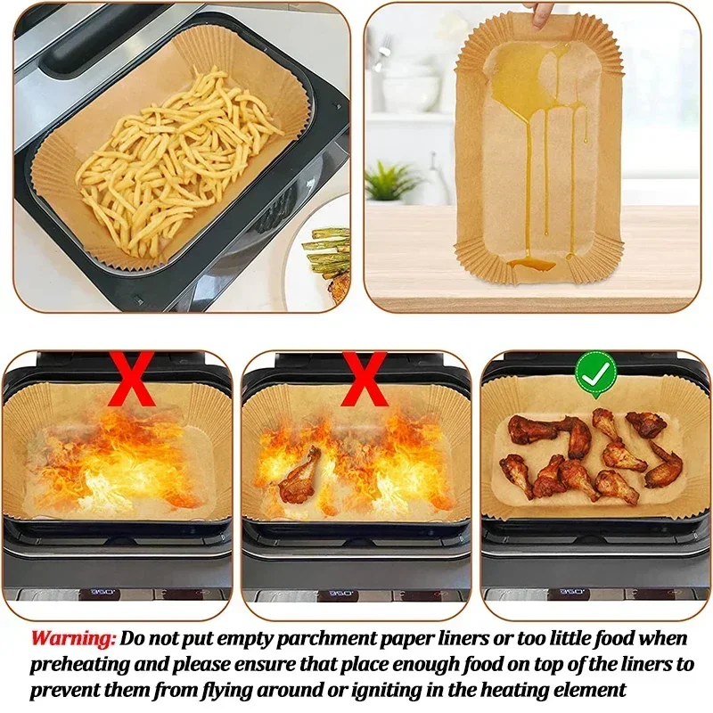 Friggitrice ad aria usa e gett - Kitchen Baking Paper recensione e prezzo
