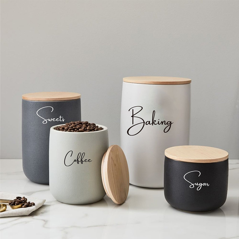 8 pezzi di etichette per barat - Kitchen Baking Organization recensione e prezzo