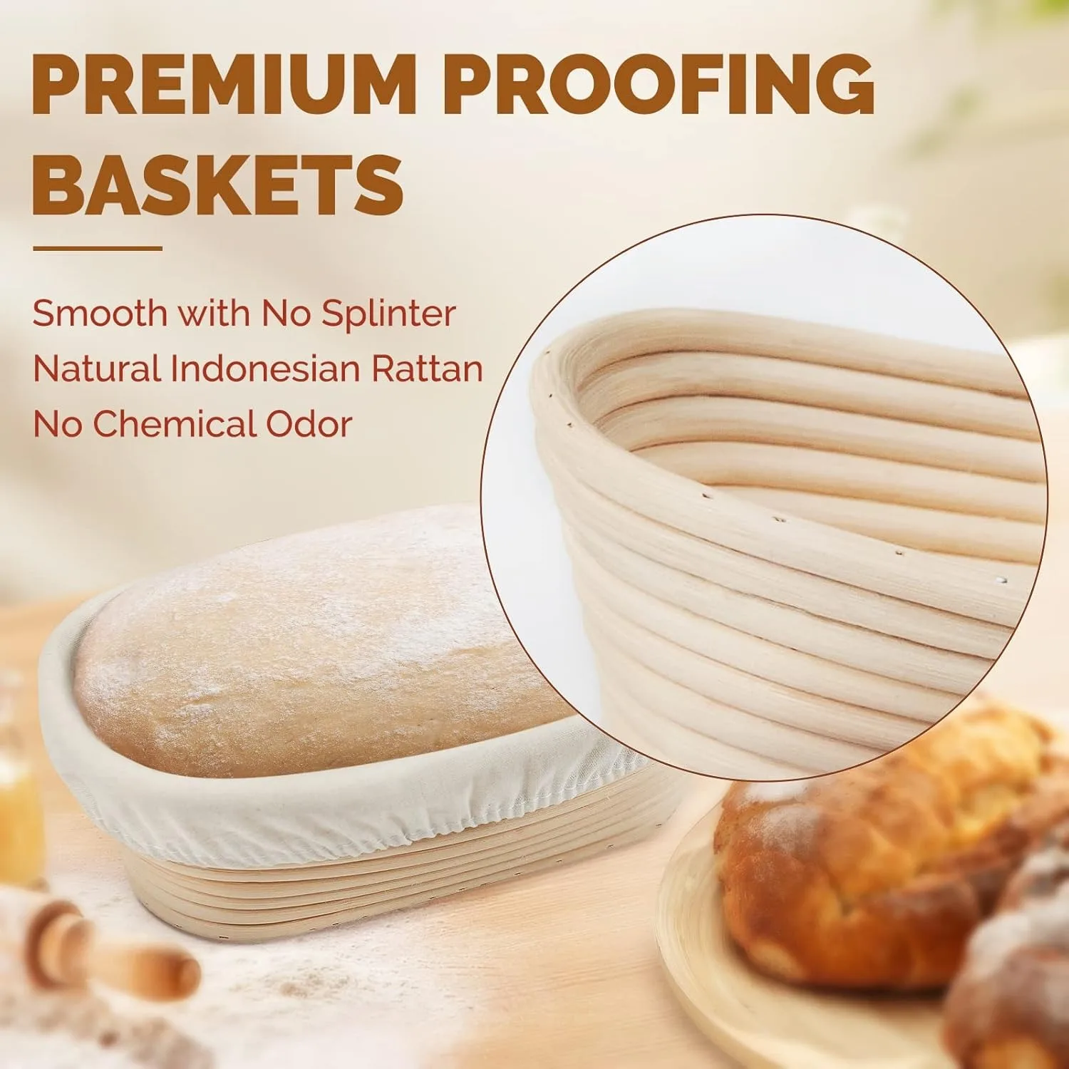 Set di 14 Cestini per Lievitaz - Proofing Basket Banneton recensione e prezzo