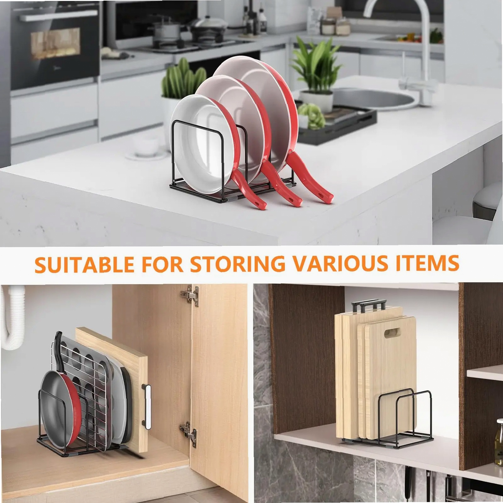 Organizzatore per pentole da c - Kitchen Cabinet Baking Organizer recensione e prezzo