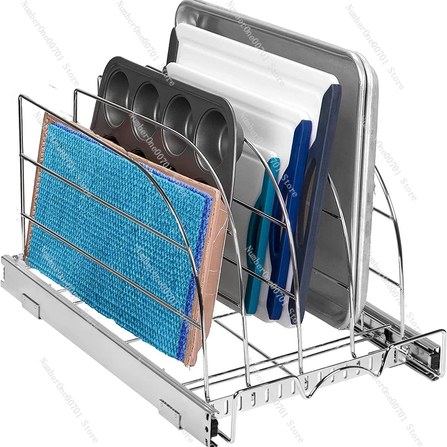 Organizzatore Estraibile per A - Kitchen Cabinet Baking Organizer recensione e prezzo