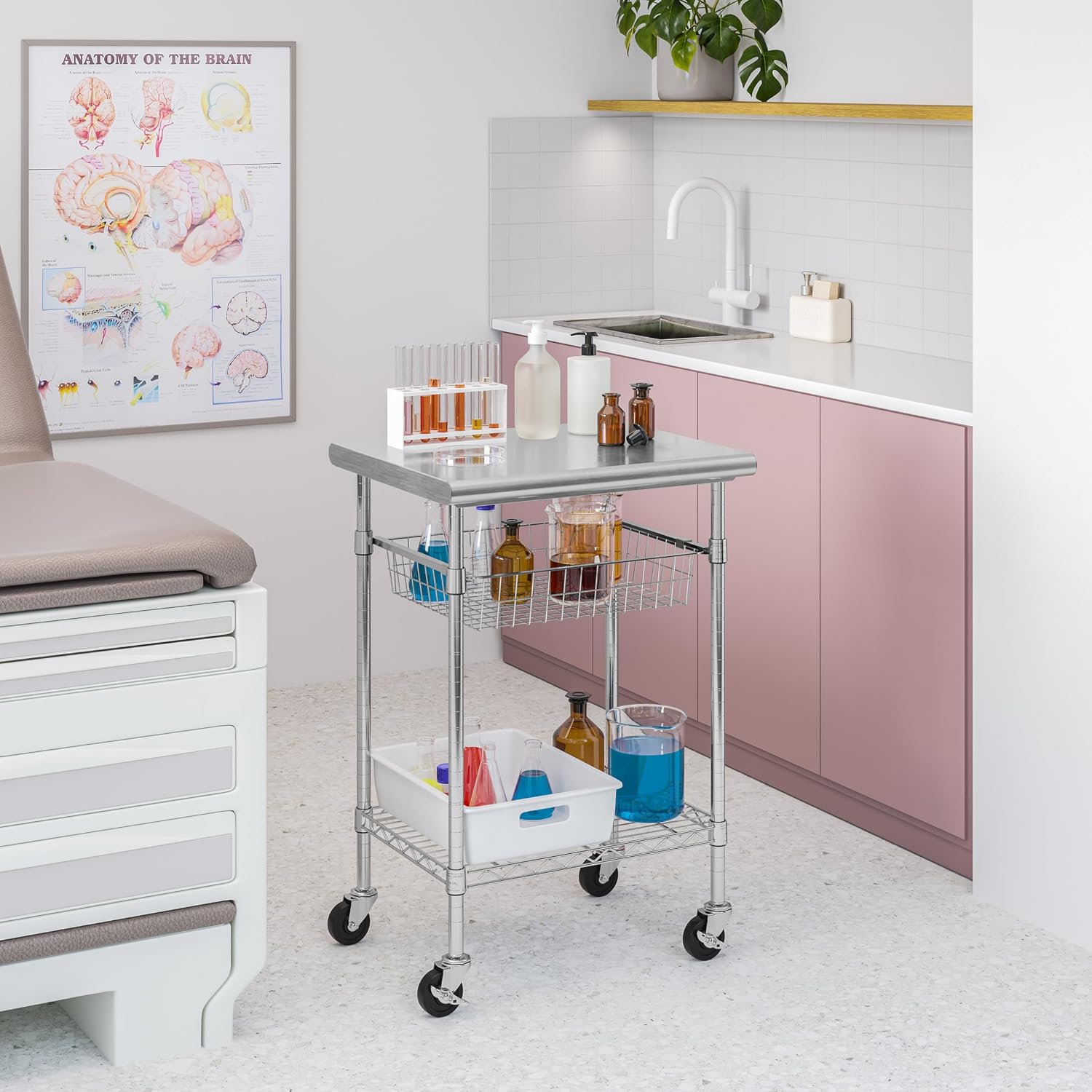 Carrello da Lavoro Commerciale - Kitchen Baking Cart recensione e prezzo