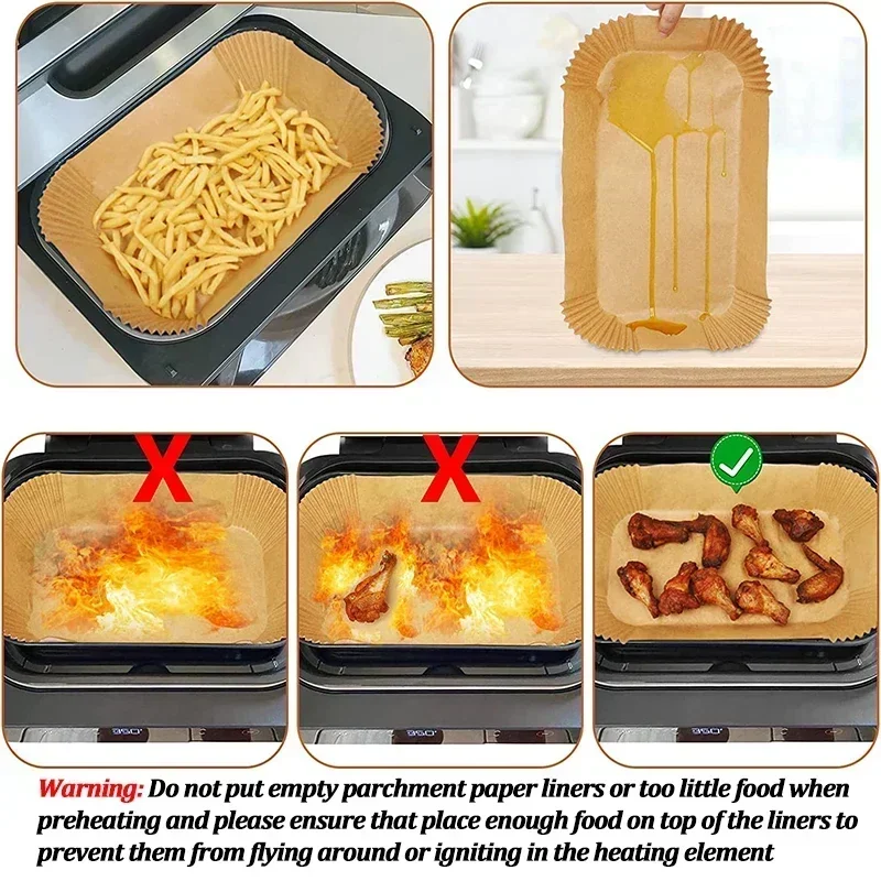 Friggitrice ad aria usa e gett - Kitchen Baking Paper recensione e prezzo