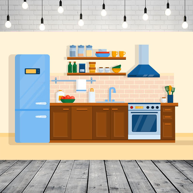 Sfondo fotografico a tema cuci - Kitchen Baking Background recensione e prezzo