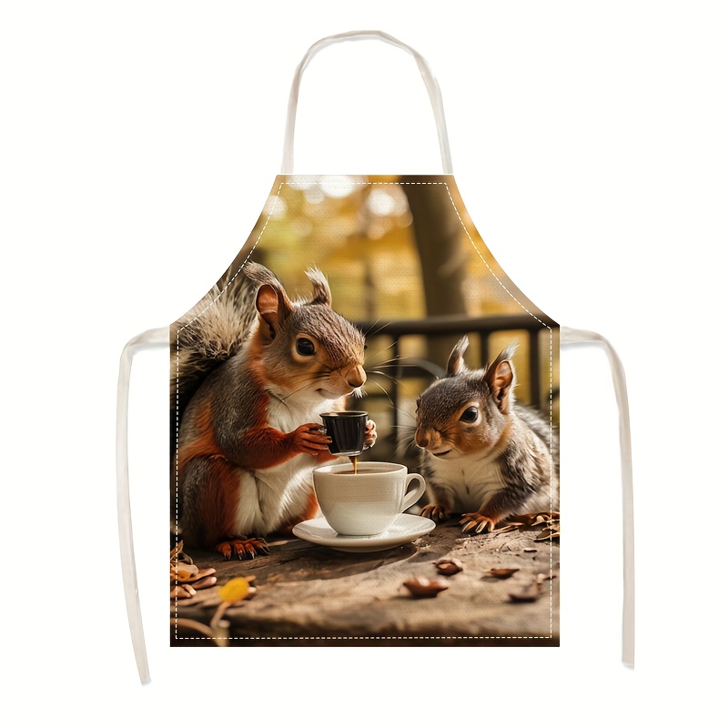 Grembiule in Lino con Stampa S - Kitchen Baking Ideas recensione e prezzo