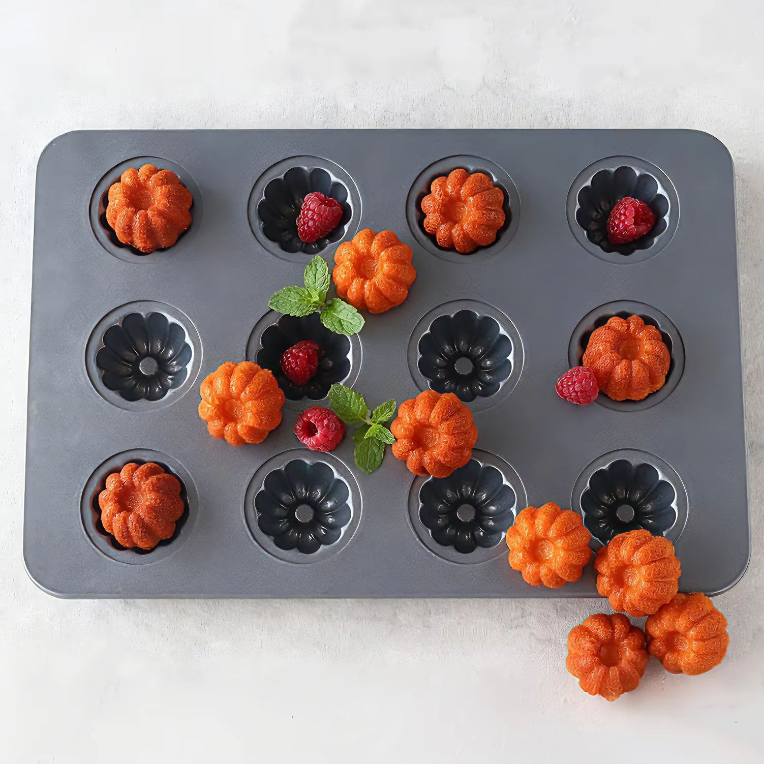 12 cavità Mini Kouglof teglia  - Bread Baking Kitchen Utensils recensione e prezzo