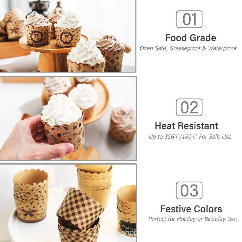 50 Pz/pacco Cupcake Bicchieri  - Kitchen Baking Paper recensione e prezzo