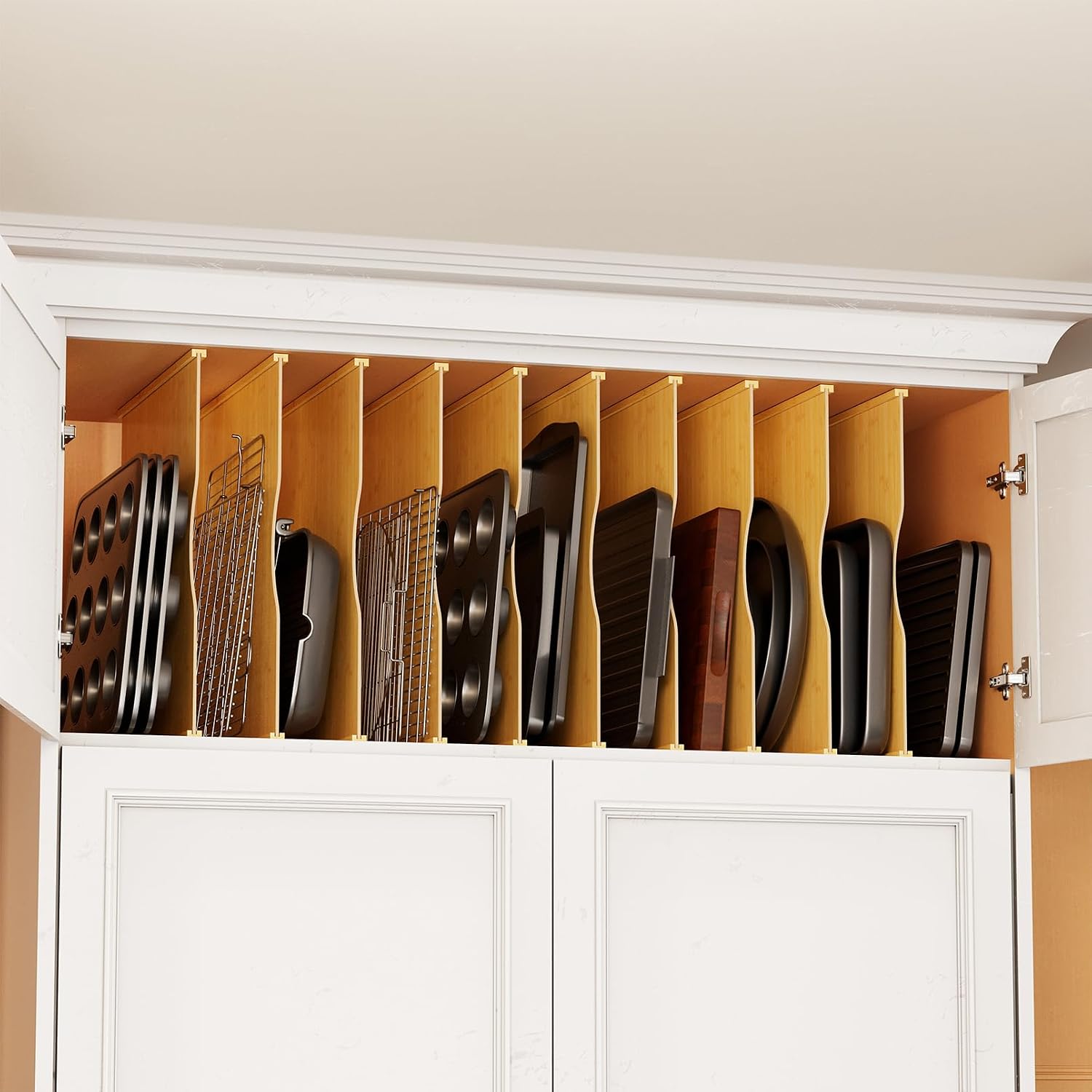 Confezione da 10 Divisori in B - Kitchen Cabinet Baking Organizer recensione e prezzo